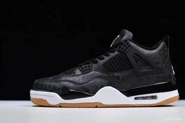 Retro CI1184-001 4 Jordan Air Black Laser 0324